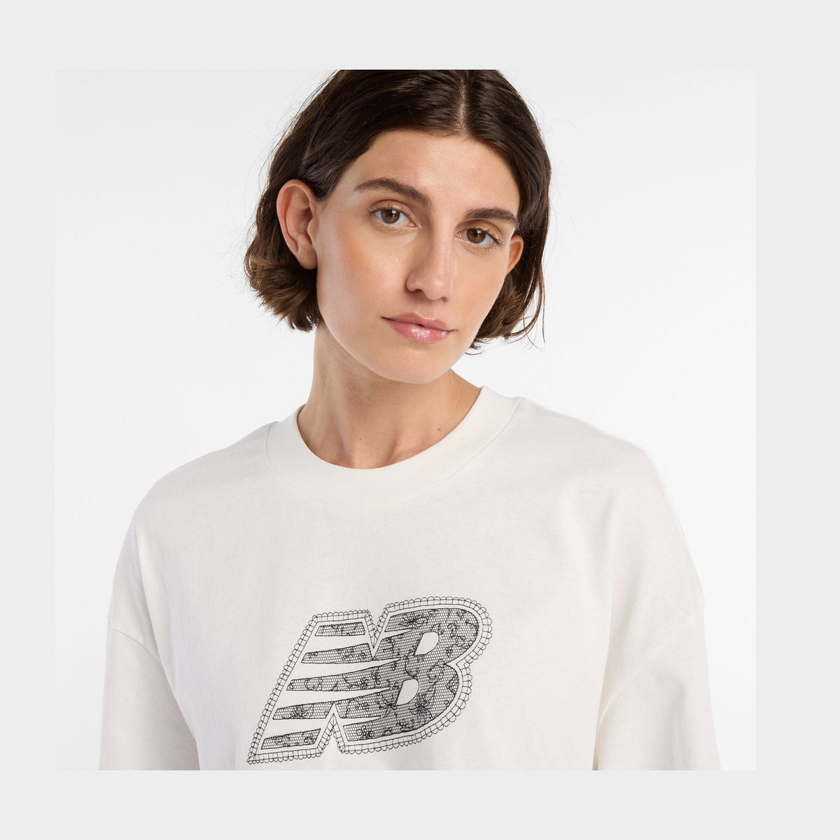 New Balance Women's Lace NB T-Shirt-5