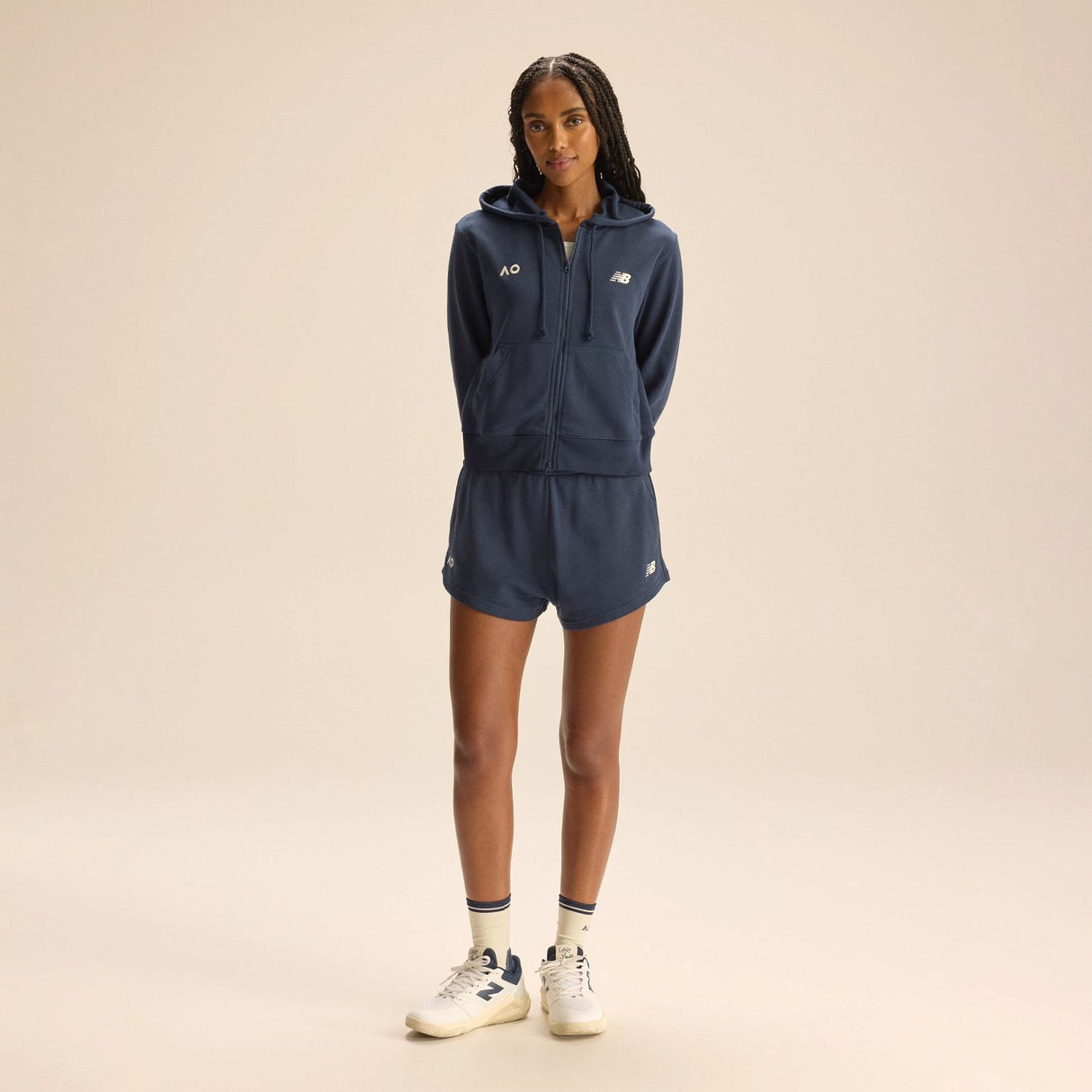 New Balance Women's Australian Open Coastal Fleece Full Zip-2