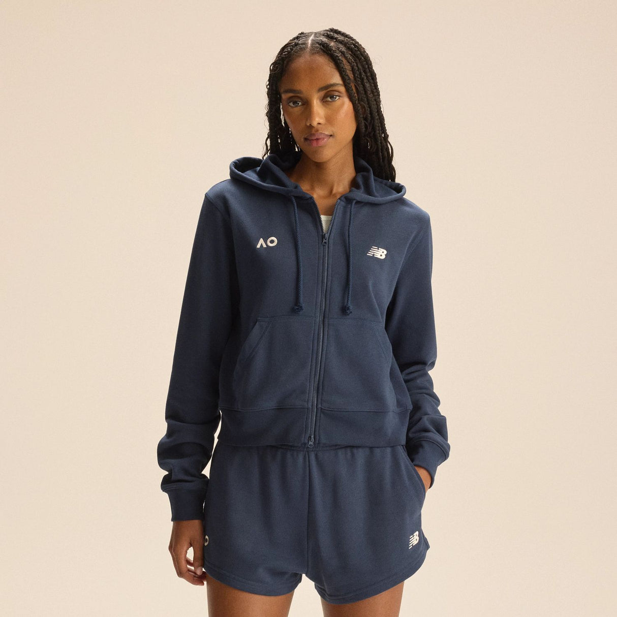 New Balance Women's Australian Open Coastal Fleece Full Zip-3