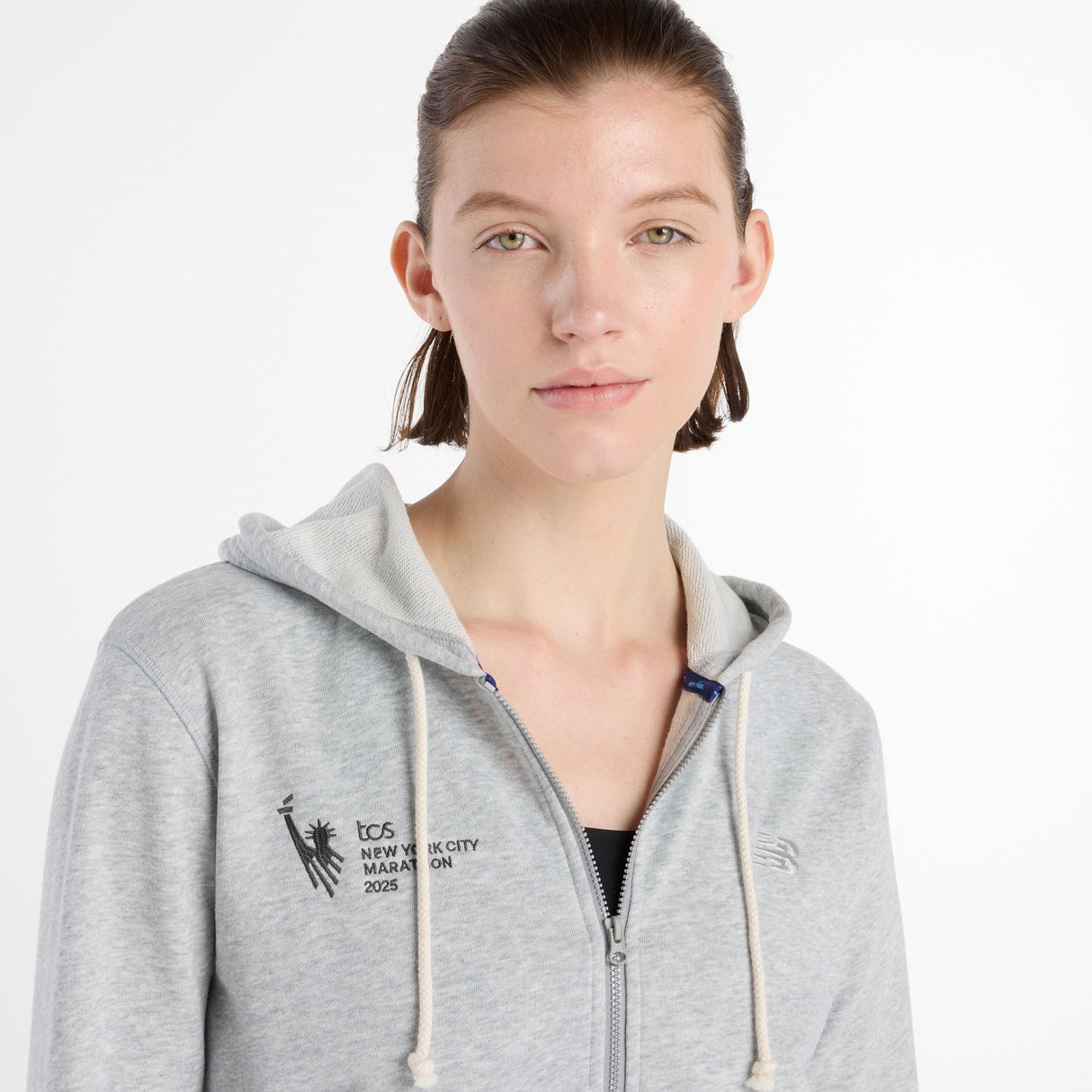 New Balance Women's NYC Marathon Coastal Fleece Full Zip-5