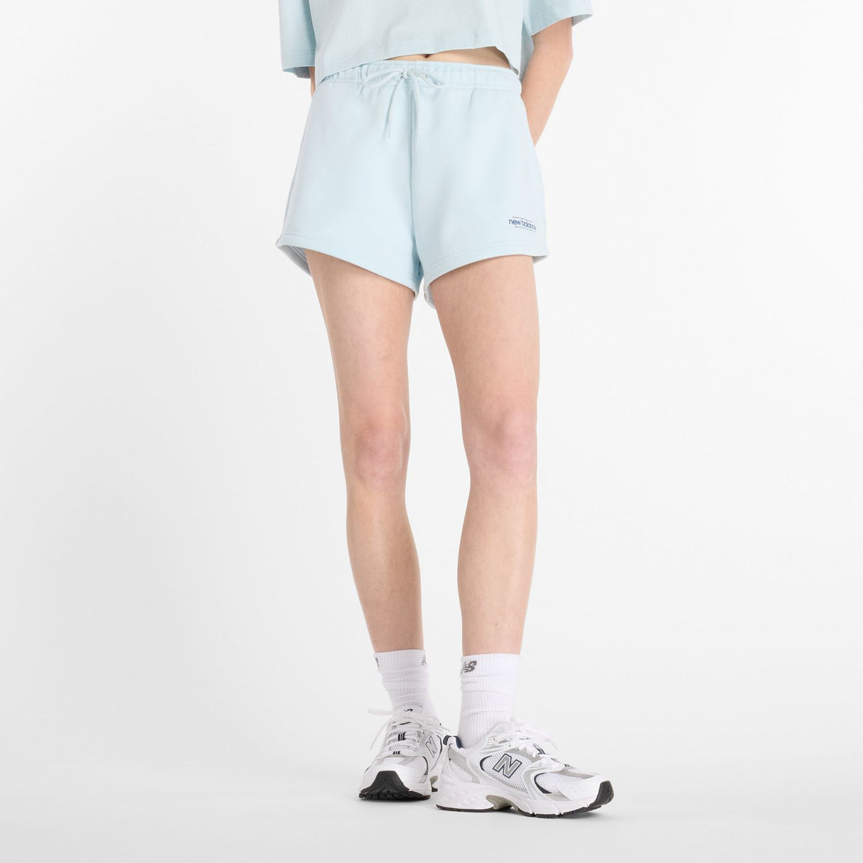 New Balance Women's Reimagined Fleece Shorts-1