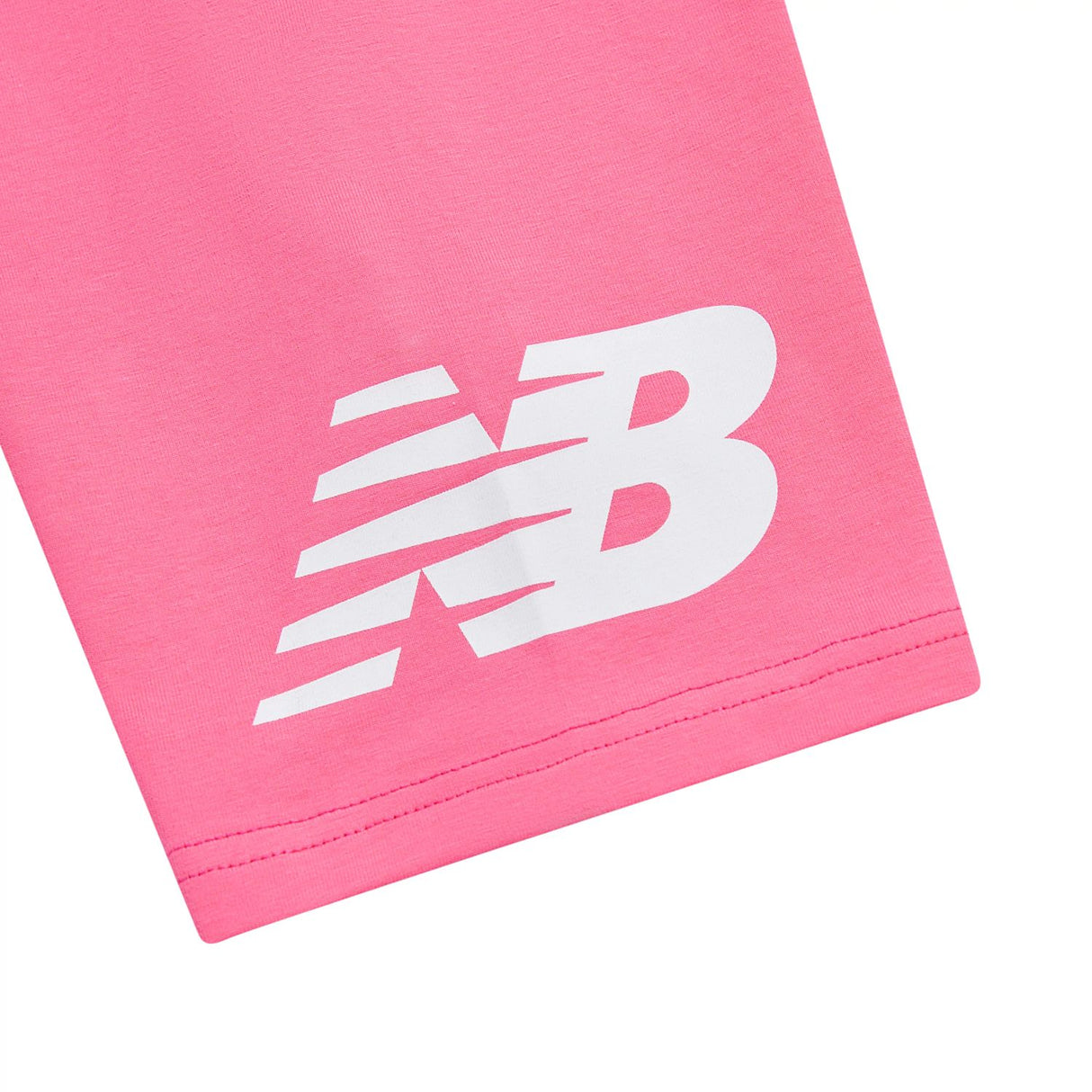 New Balance Girls' Stacked Logo Cycle Shorts-3