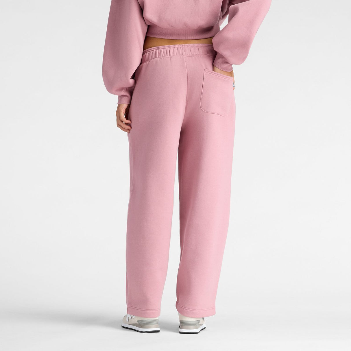 New Balance Women's Trackside Fleece Barrel Pants-3