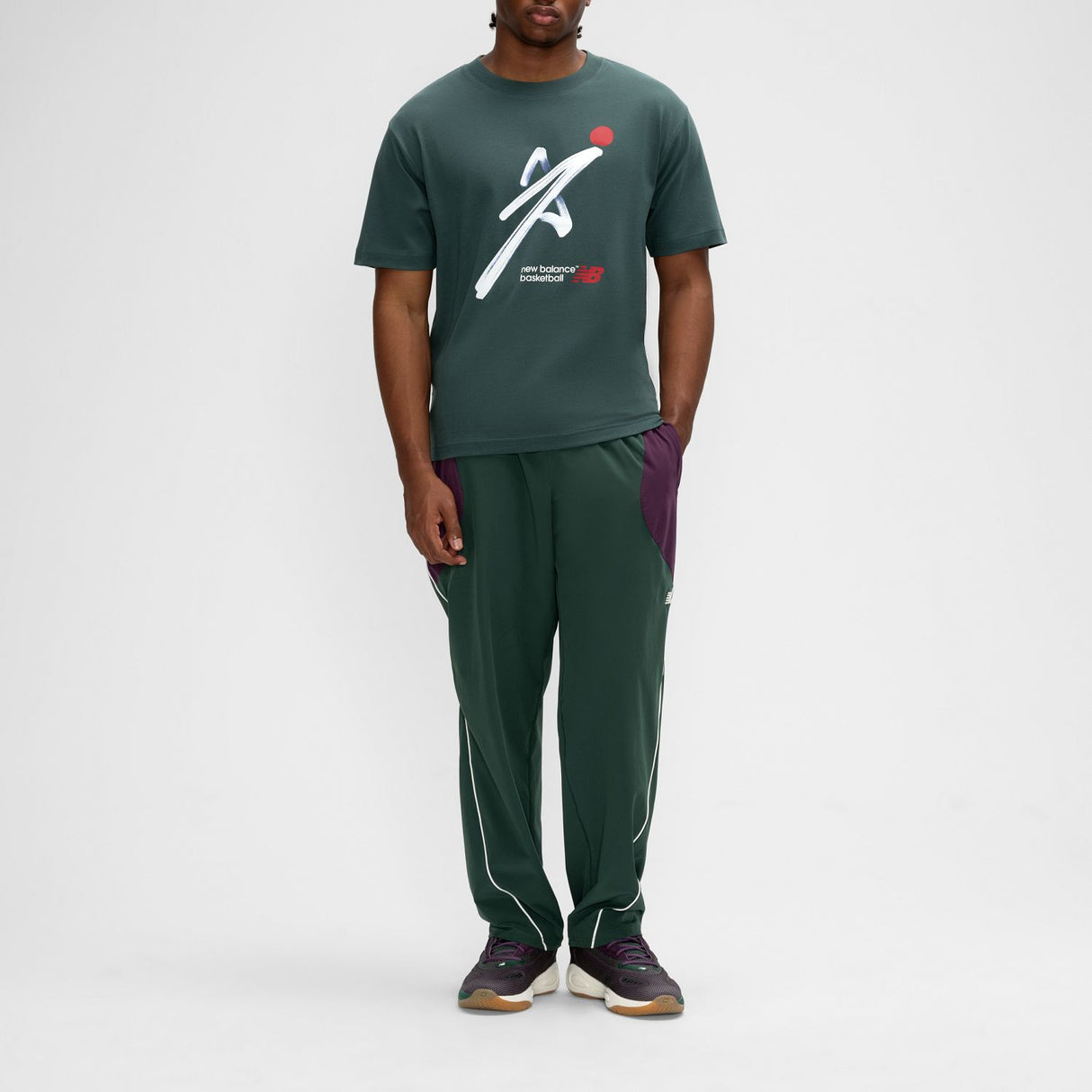 New Balance Men's Basketball Painted T-Shirt-2