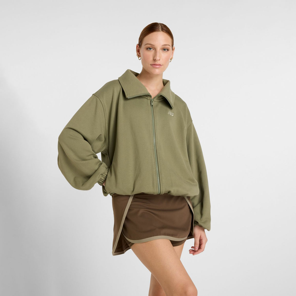 New Balance Women's French Terry Full-Zip-2