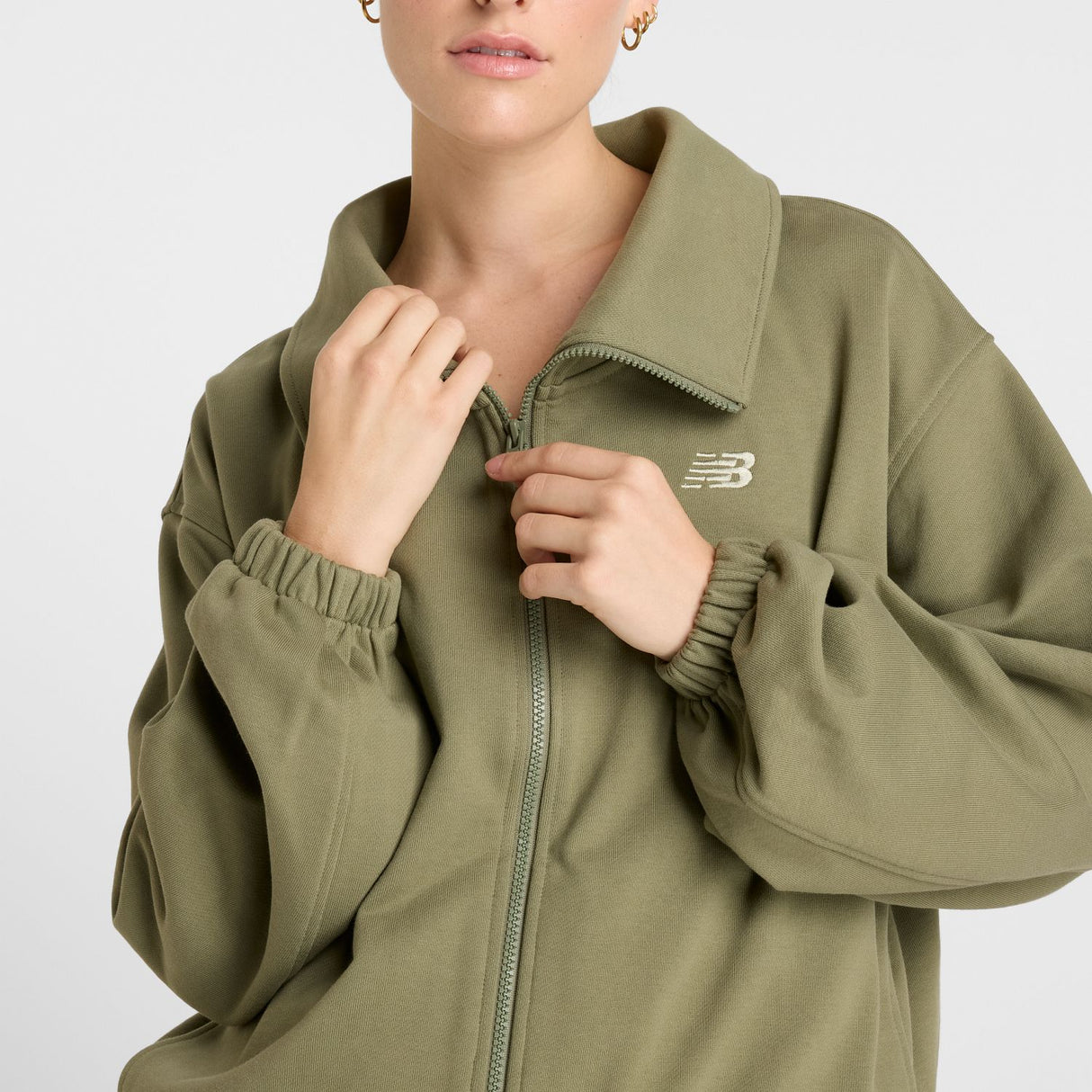 New Balance Women's French Terry Full-Zip-6