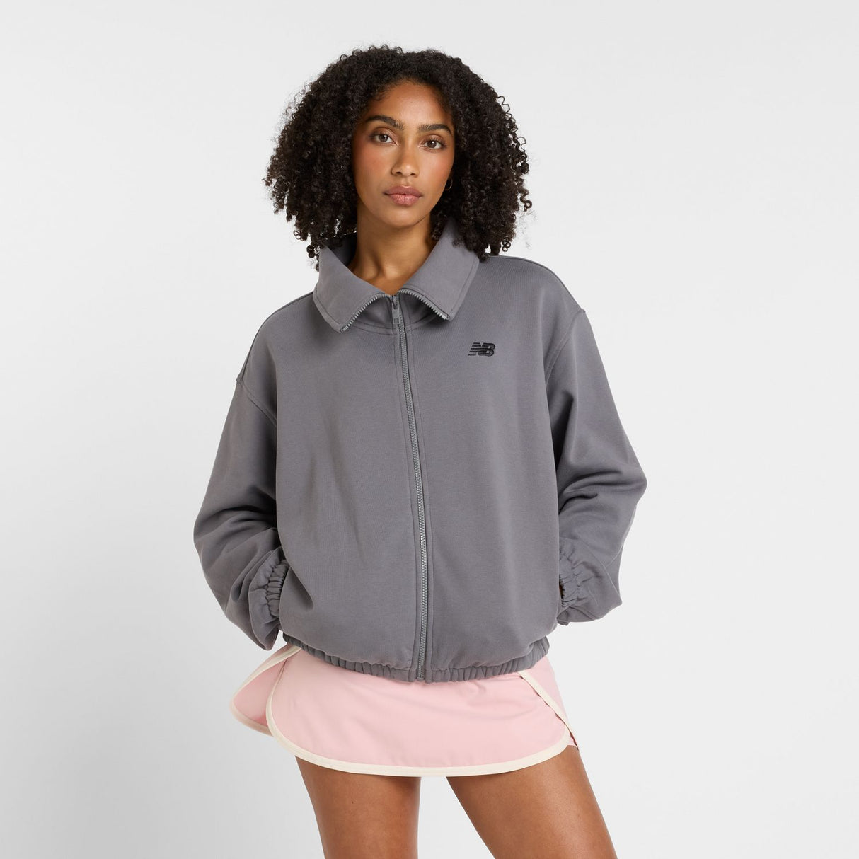 New Balance Women's French Terry Full-Zip-3