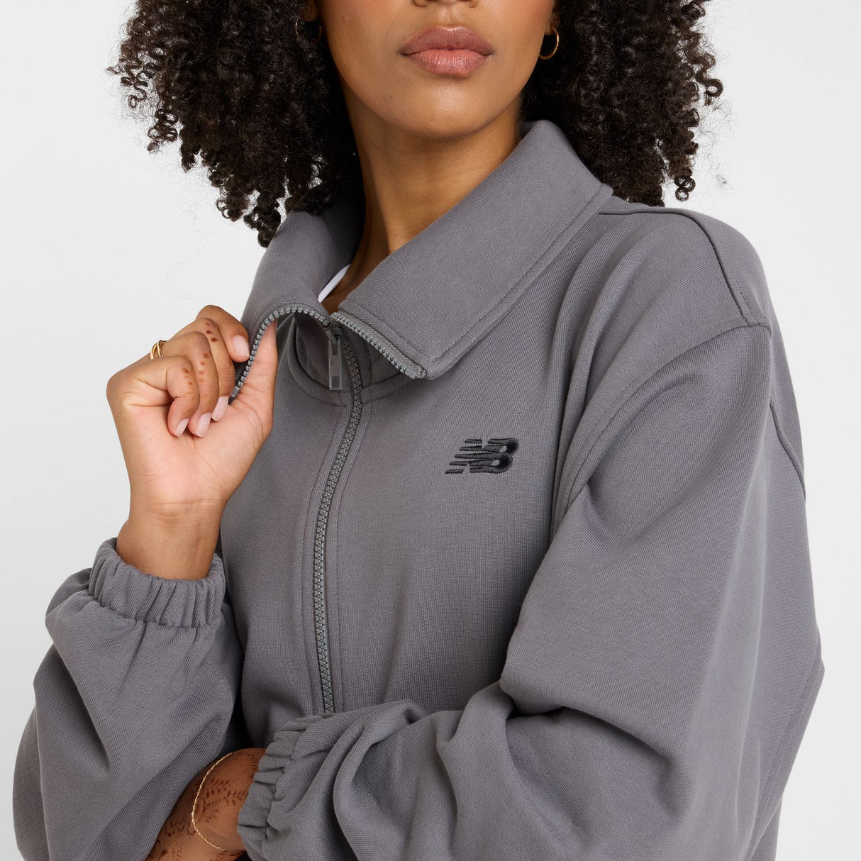 New Balance Women's French Terry Full-Zip-6