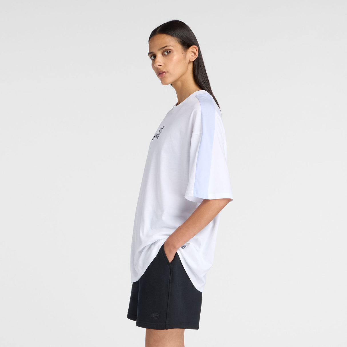 New Balance Women's Trackside Oversized T-Shirt-3