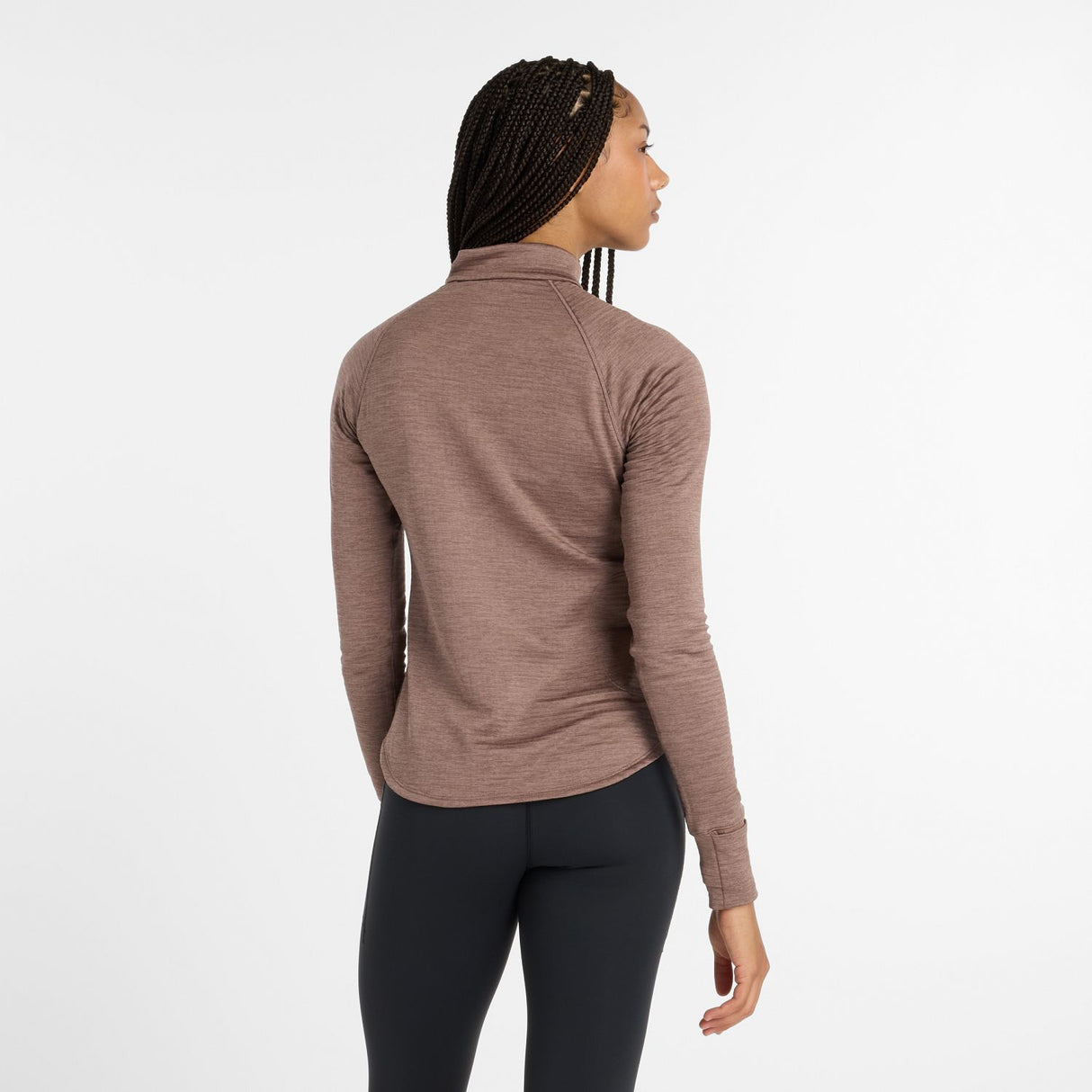 New Balance Women's NYC Marathon Athletics Heat Grid 1/2 Zip-4