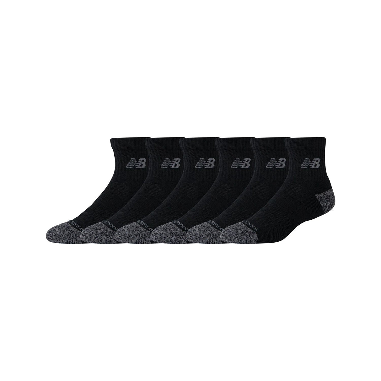 New Balance Active Quarter Socks 6 Pack-1