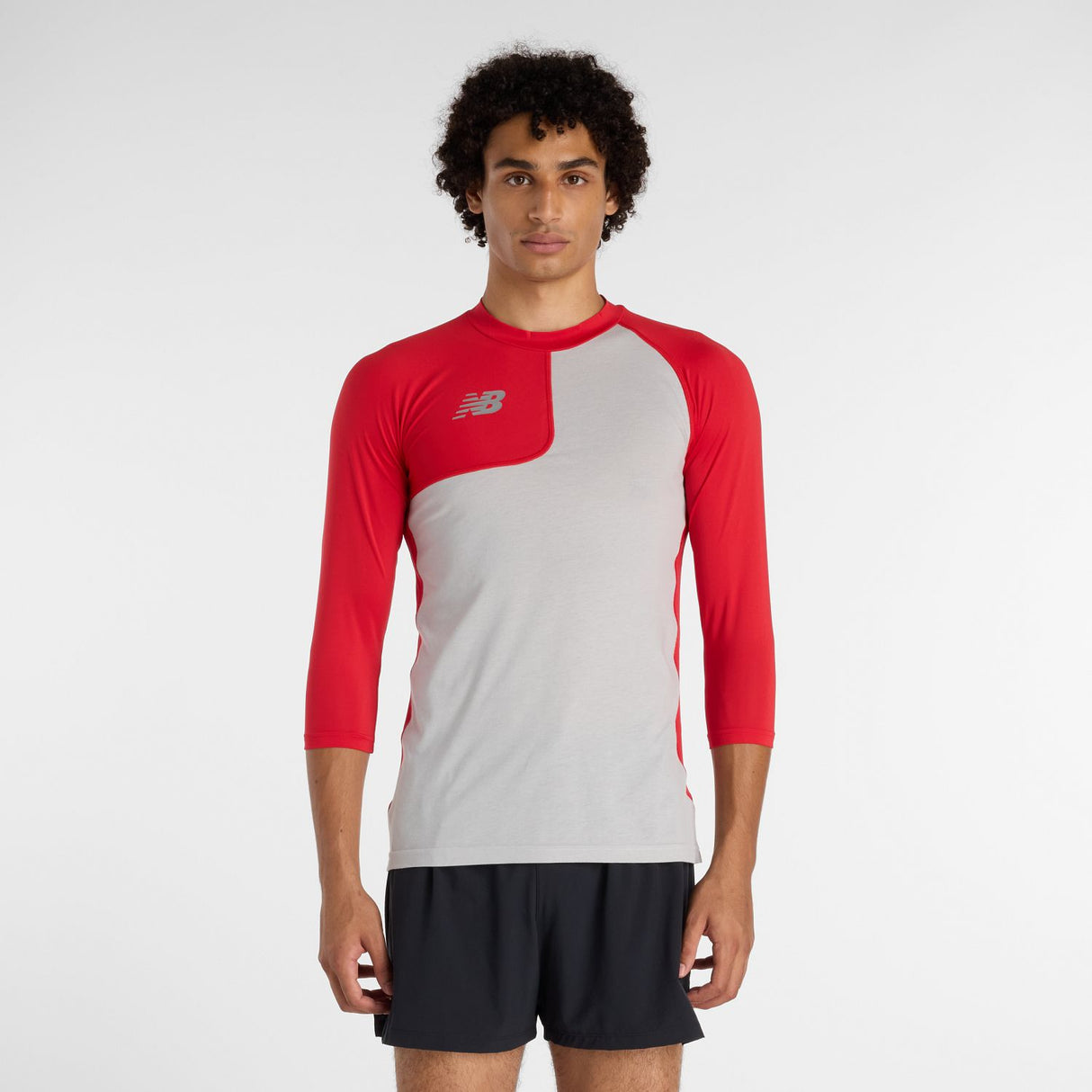 New Balance Men's Asym Long Sleeve Top Right-1