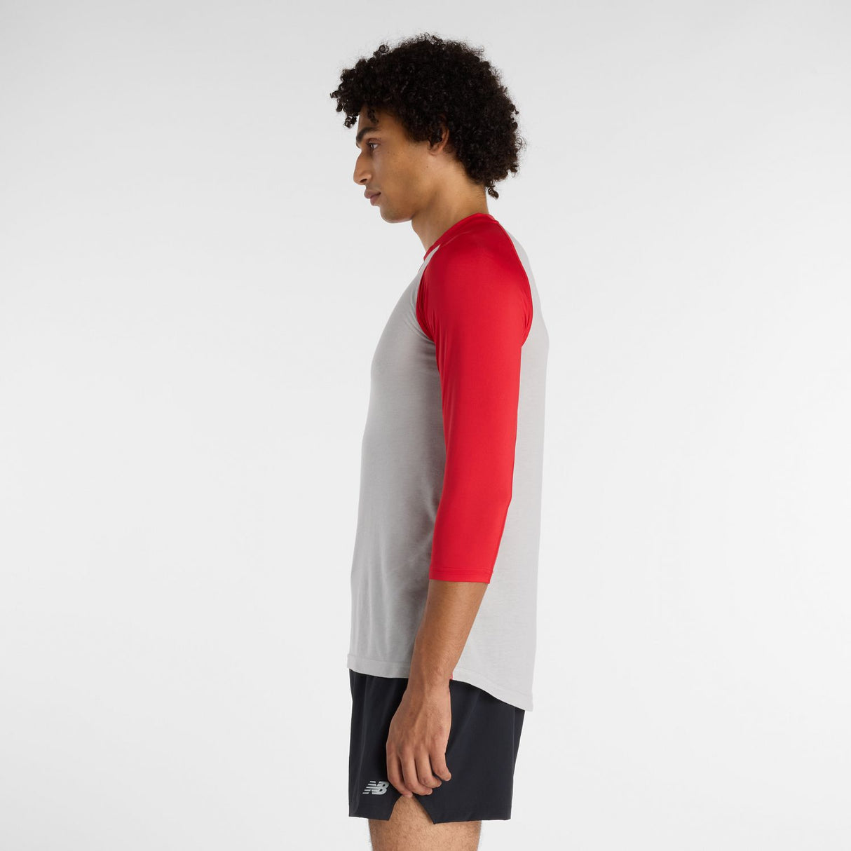 New Balance Men's Asym Long Sleeve Top Right-2