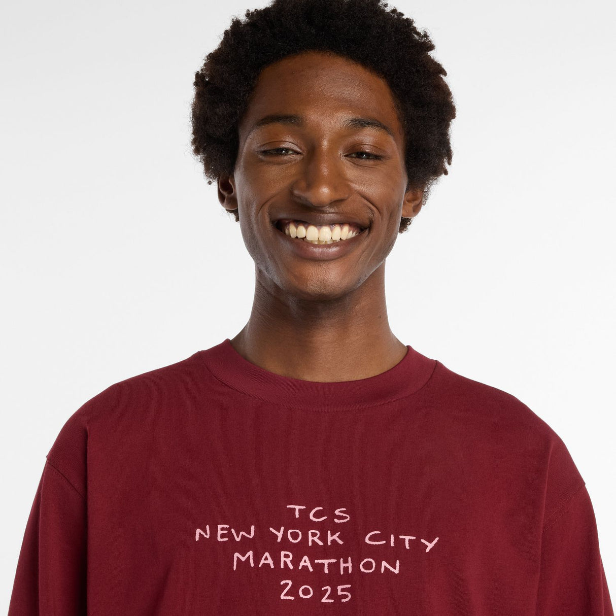 New Balance Men's NYC Marathon Athletics Premium Back Logo Long Sleeve-5