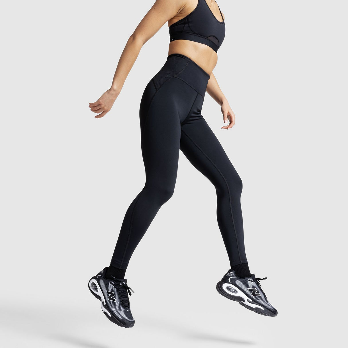 New Balance Women's Klutch Athletics Rib Leggings-4