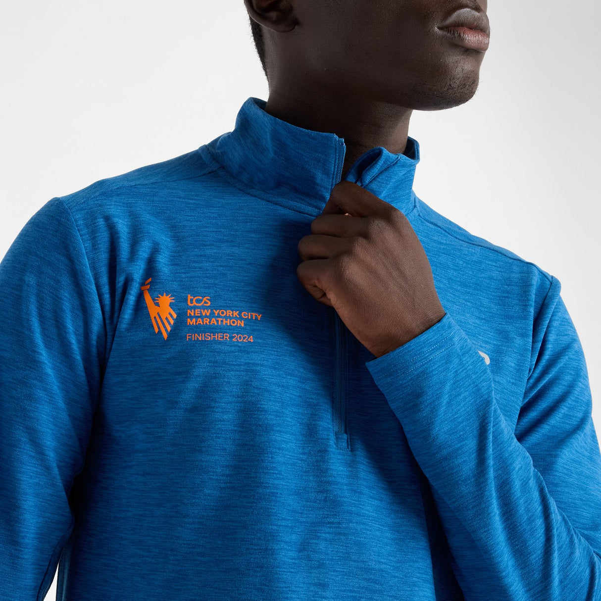 New Balance Men's NYC Marathon Space Dye 1/4 Zip-6
