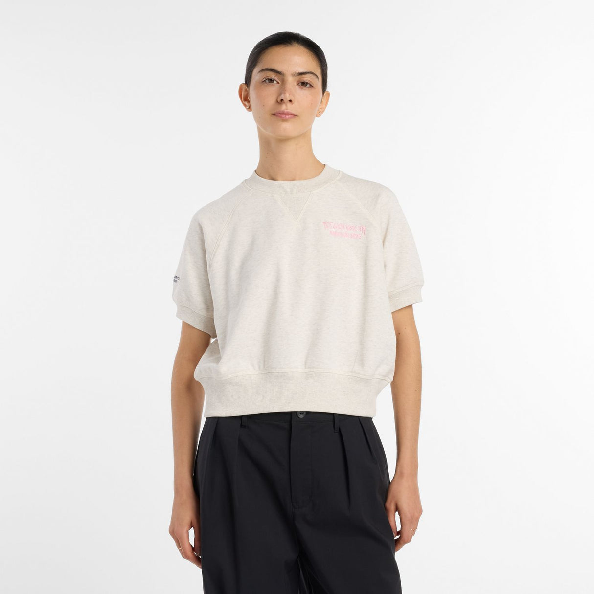 New Balance Women's NYC Marathon French Terry T-Shirt-2