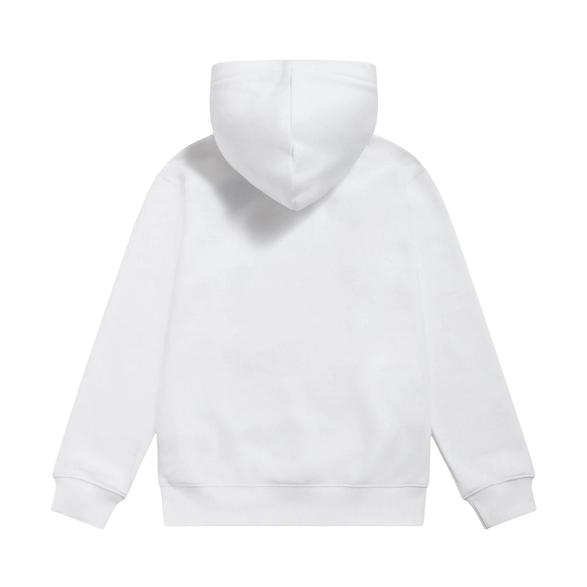 New Balance Boys' Brush Back Stacked Logo Hoodie-2