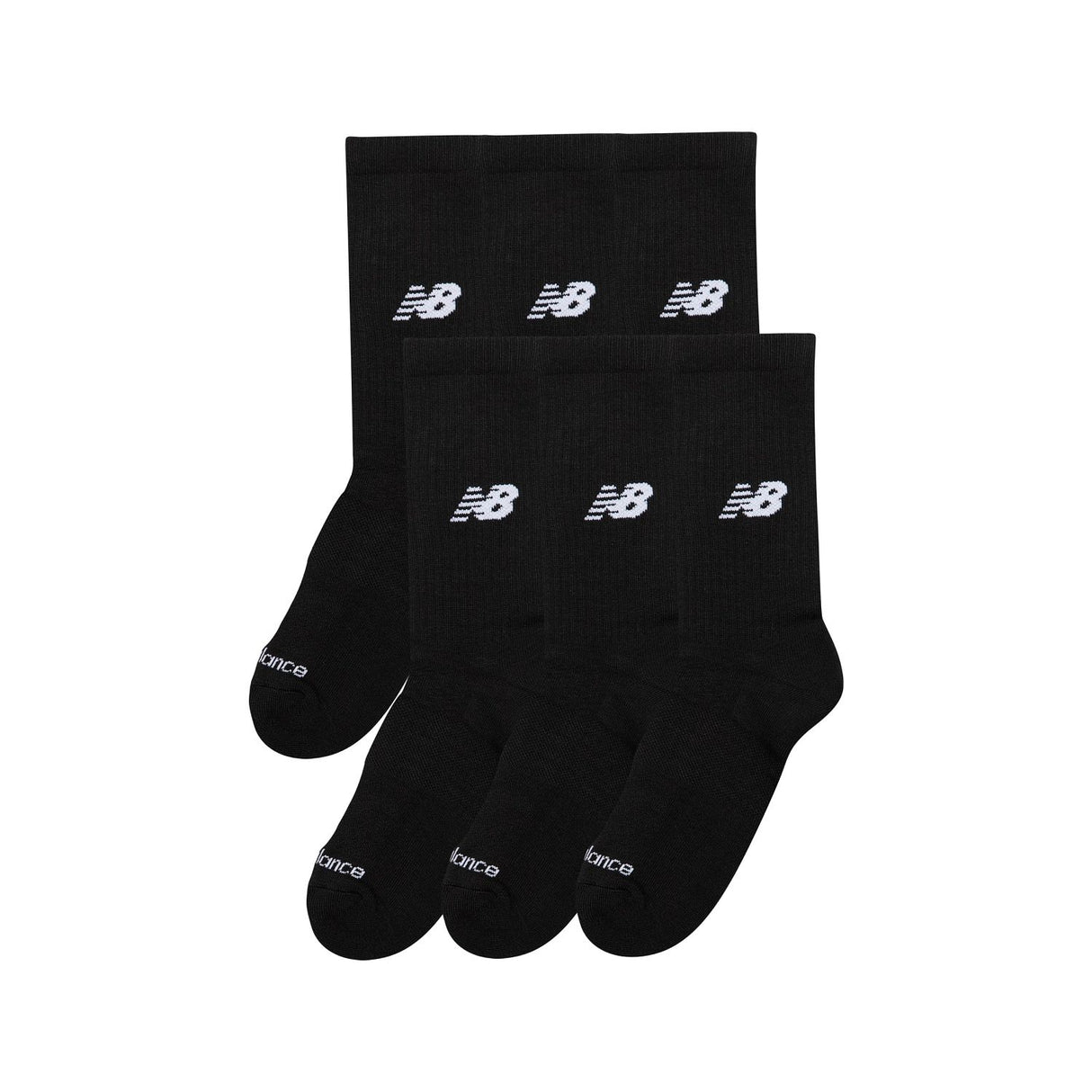 New Balance Daily Essentials Cushion Crew Socks 6 Pack-2