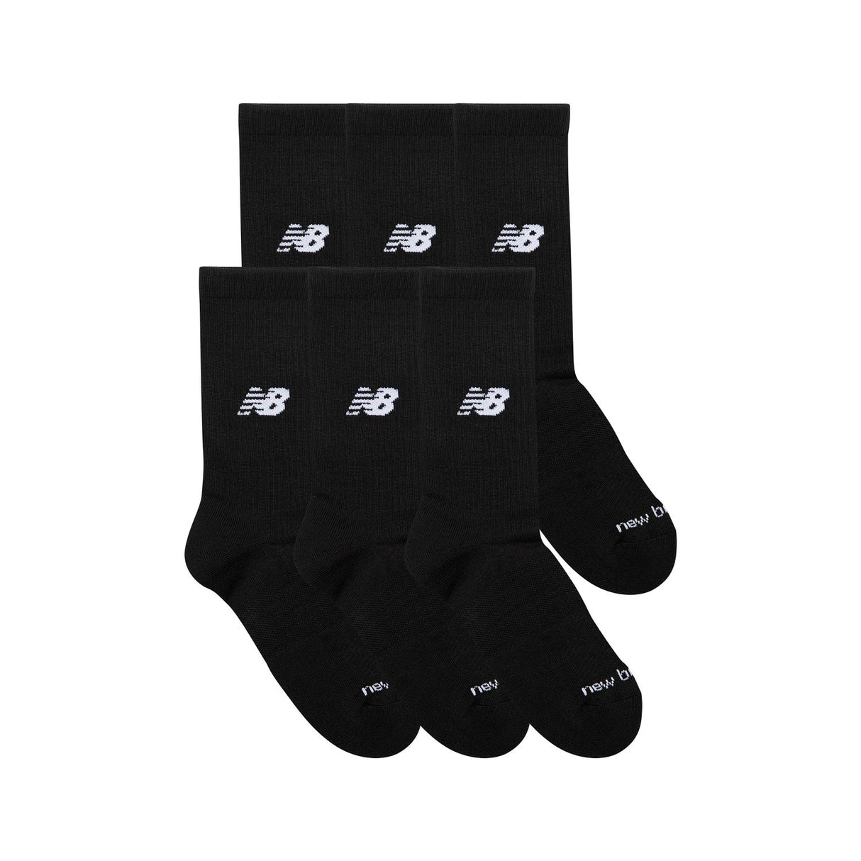 New Balance Daily Essentials Cushion Crew Socks 6 Pack-3