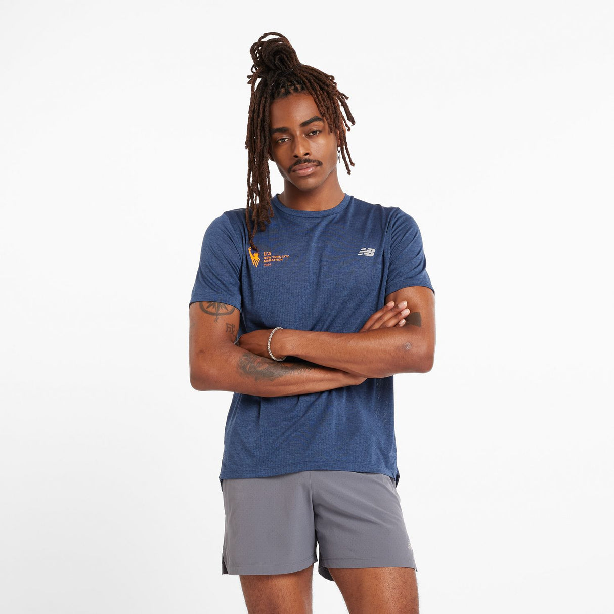 New Balance Men's NYC Marathon Athletics T-Shirt-3