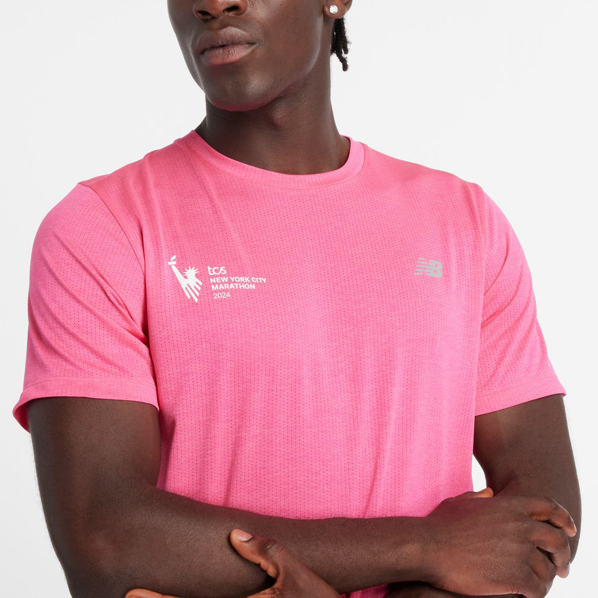 New Balance Men's NYC Marathon Athletics T-Shirt-6