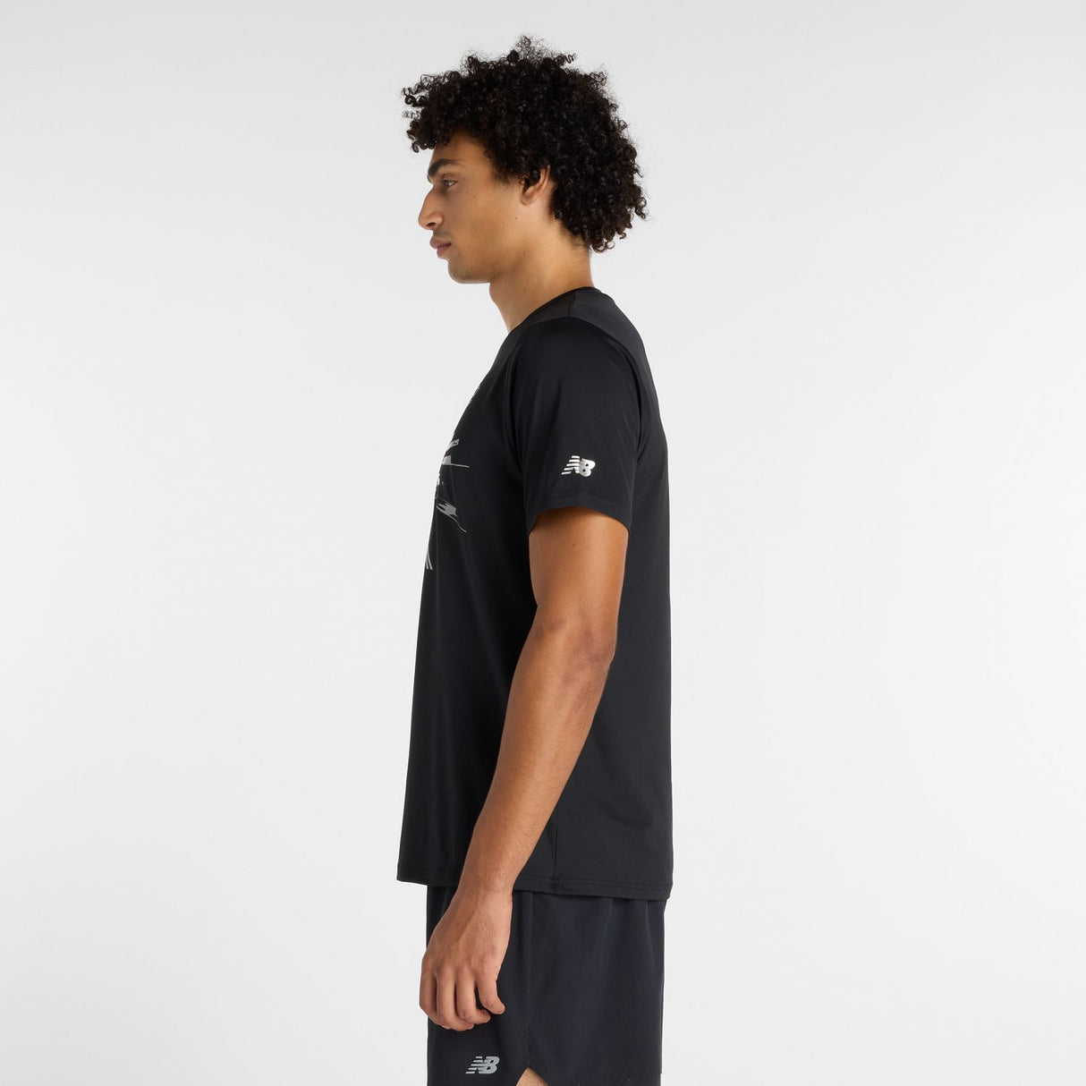 New Balance Men's Reflective City Poly T-Shirt-2