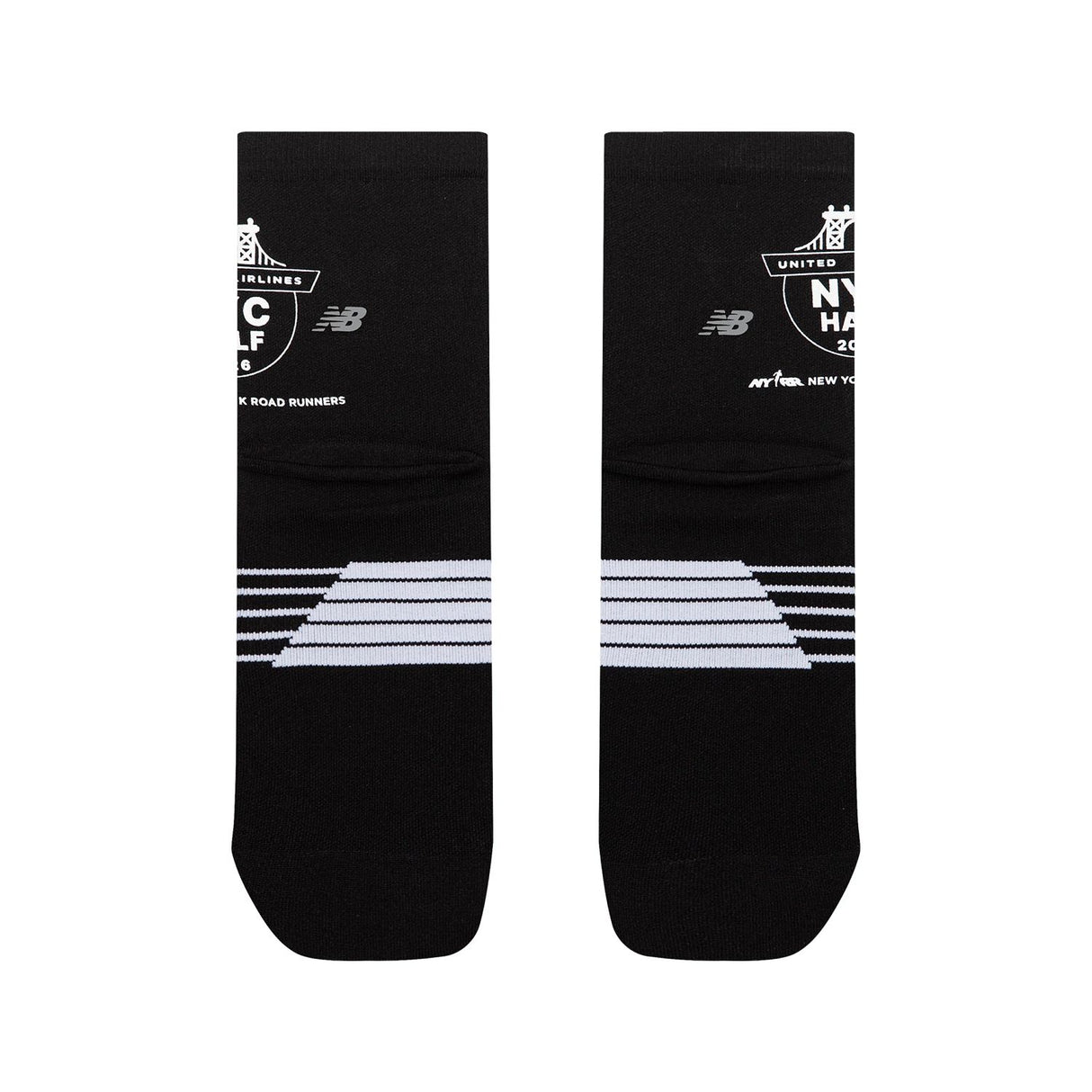 New Balance United Airlines NYC Half Quarter Socks-3
