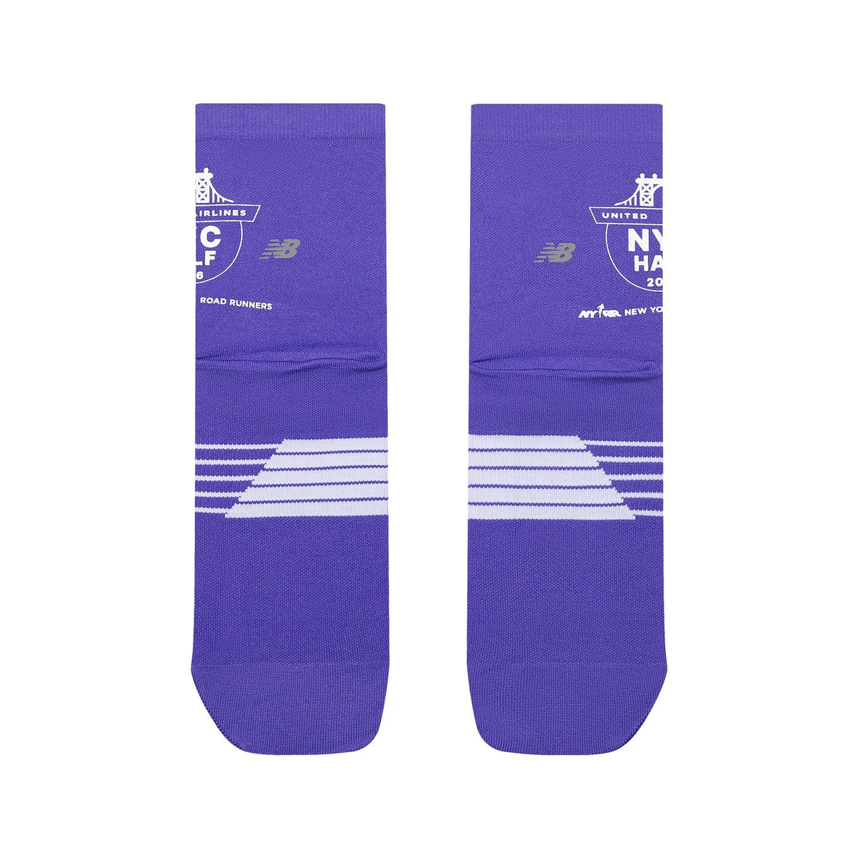 New Balance United Airlines NYC Half Quarter Socks-3