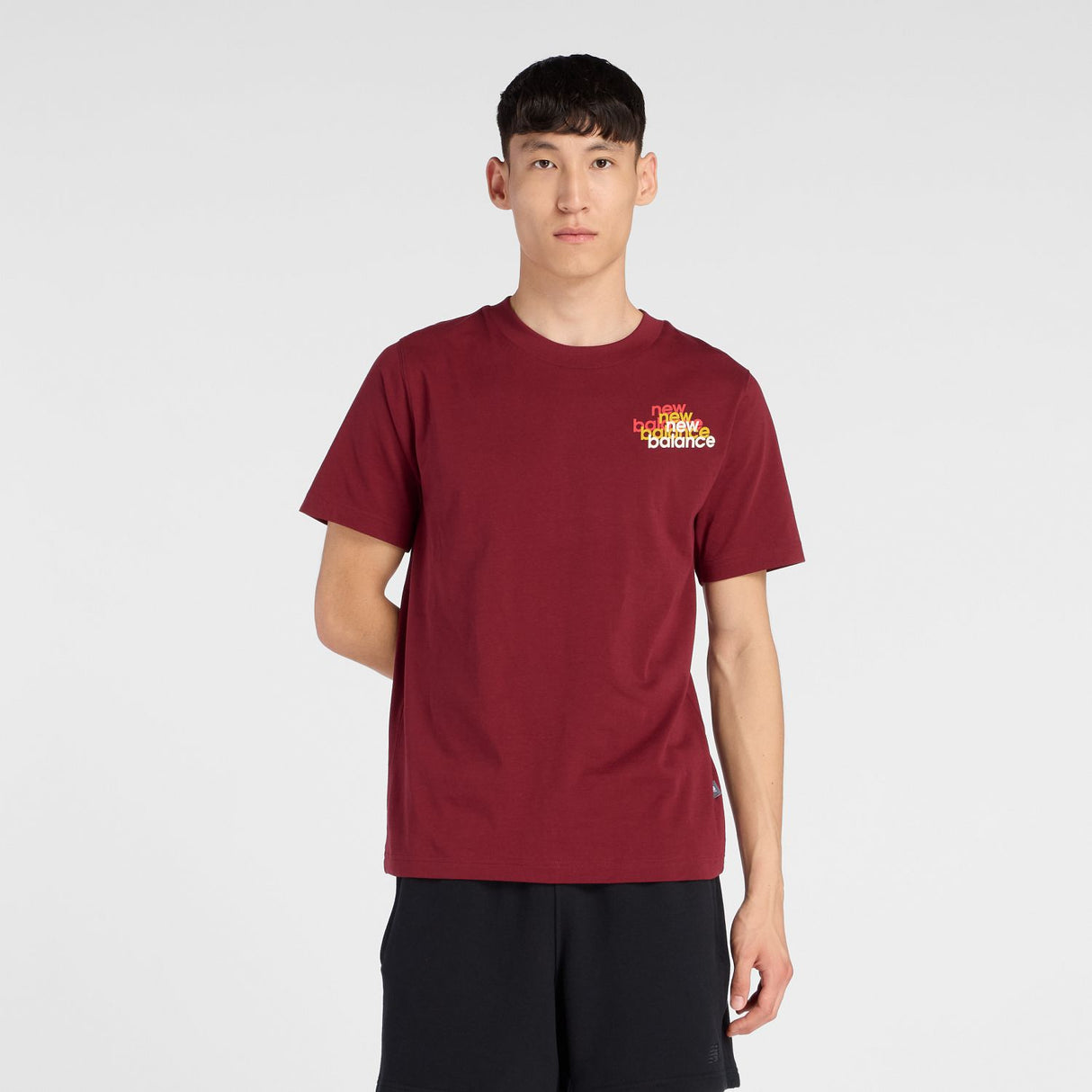 New Balance Men's Multi Linear Logo T-Shirt-1