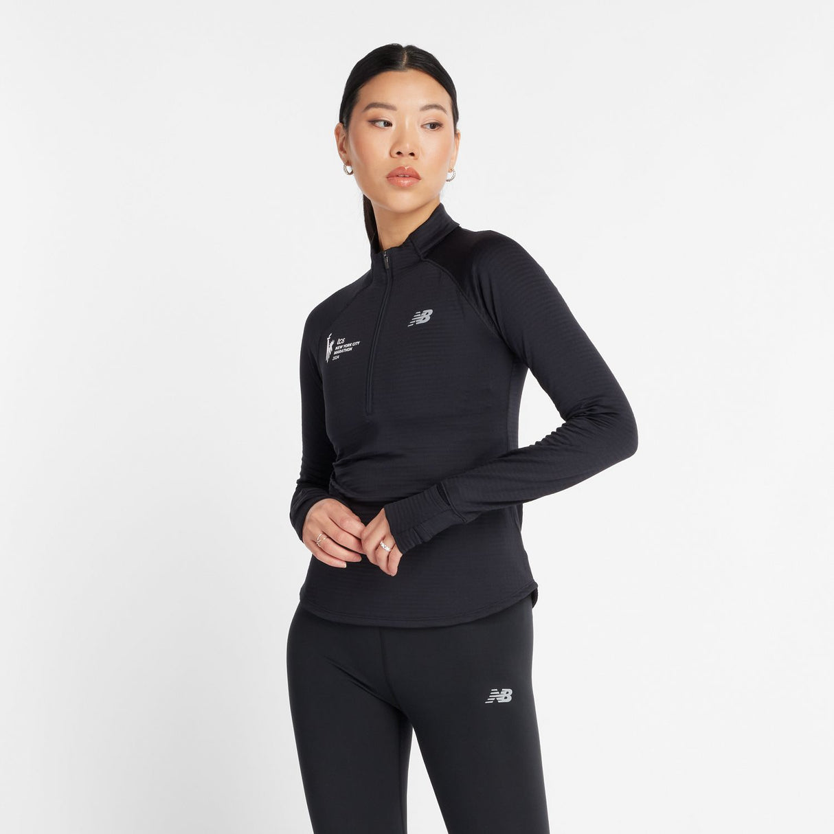 New Balance Women's NYC Marathon Athletics Heat Grid Half Zip-3