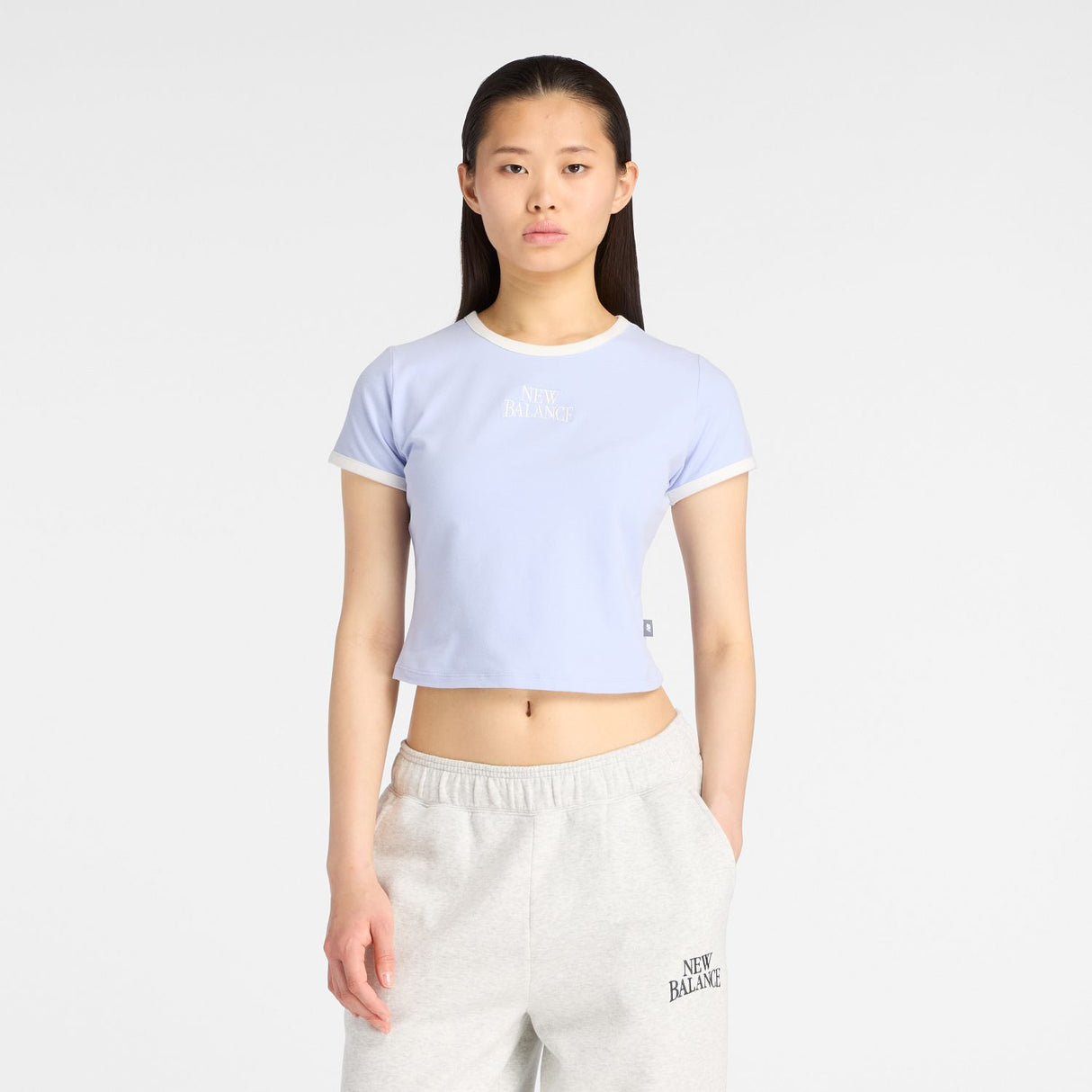 New Balance Women's Trackside Ringer T-Shirt-2