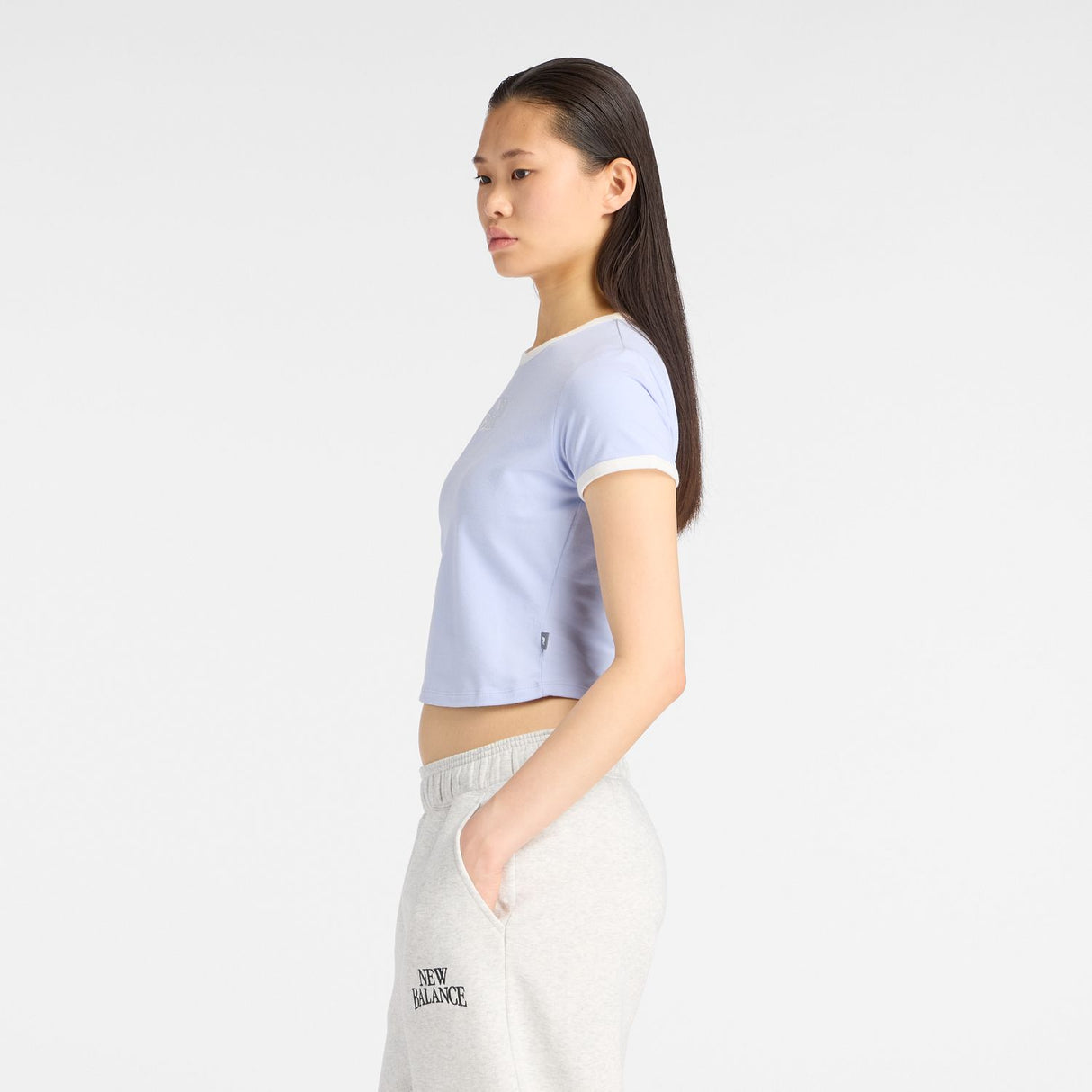 New Balance Women's Trackside Ringer T-Shirt-3