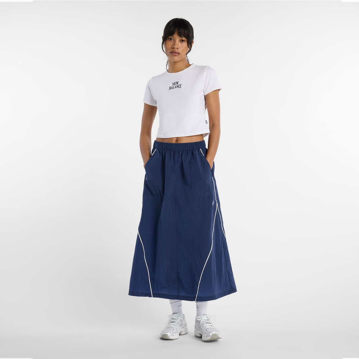 New Balance Women's Trackside Ringer T-Shirt-6