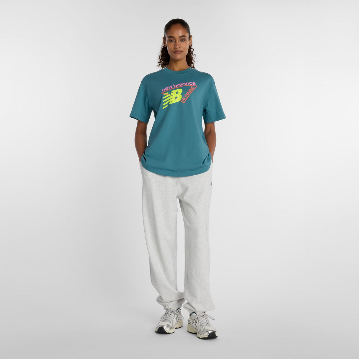 New Balance Women's Classic Tri-Logo T-Shirt-1