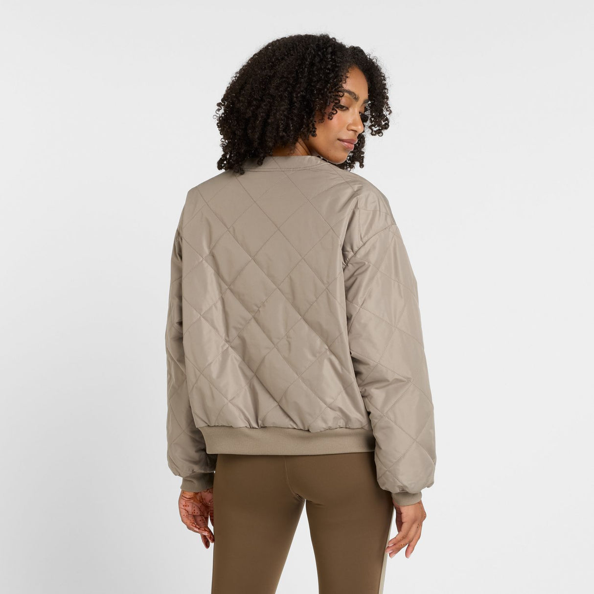 New Balance Women's Quilted Woven Crew-5