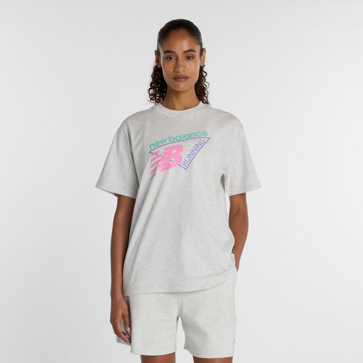New Balance Women's Classic Tri-Logo T-Shirt-2
