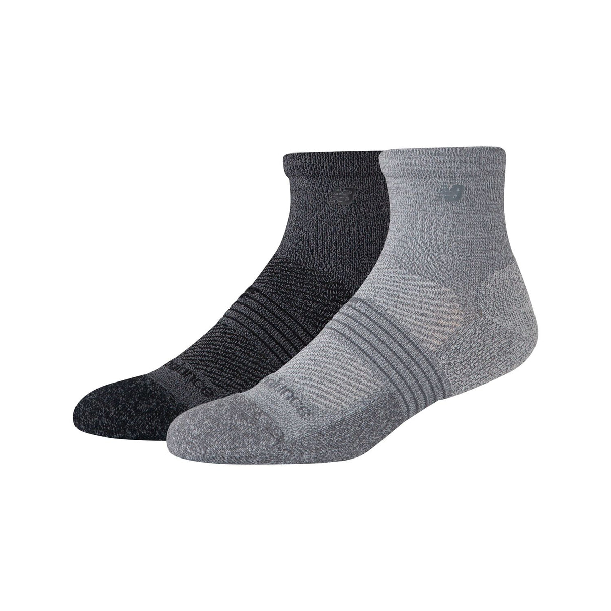 New Balance Pro Training Cushion Quarter Socks 2 Pack-1