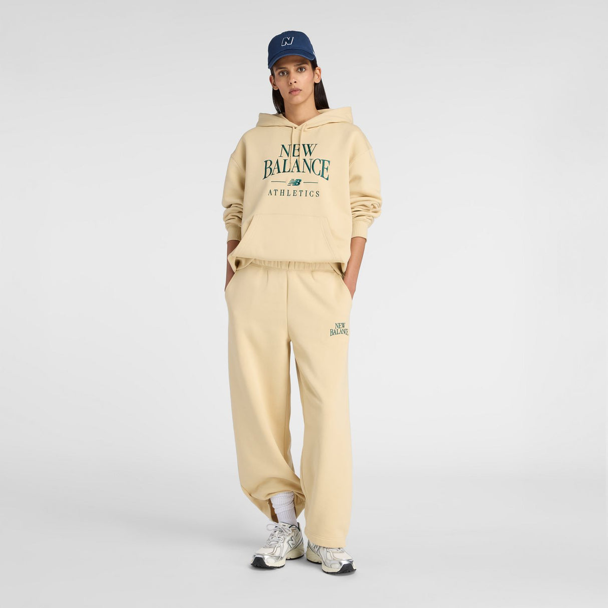 New Balance Women's Trackside Fleece Hoodie-1