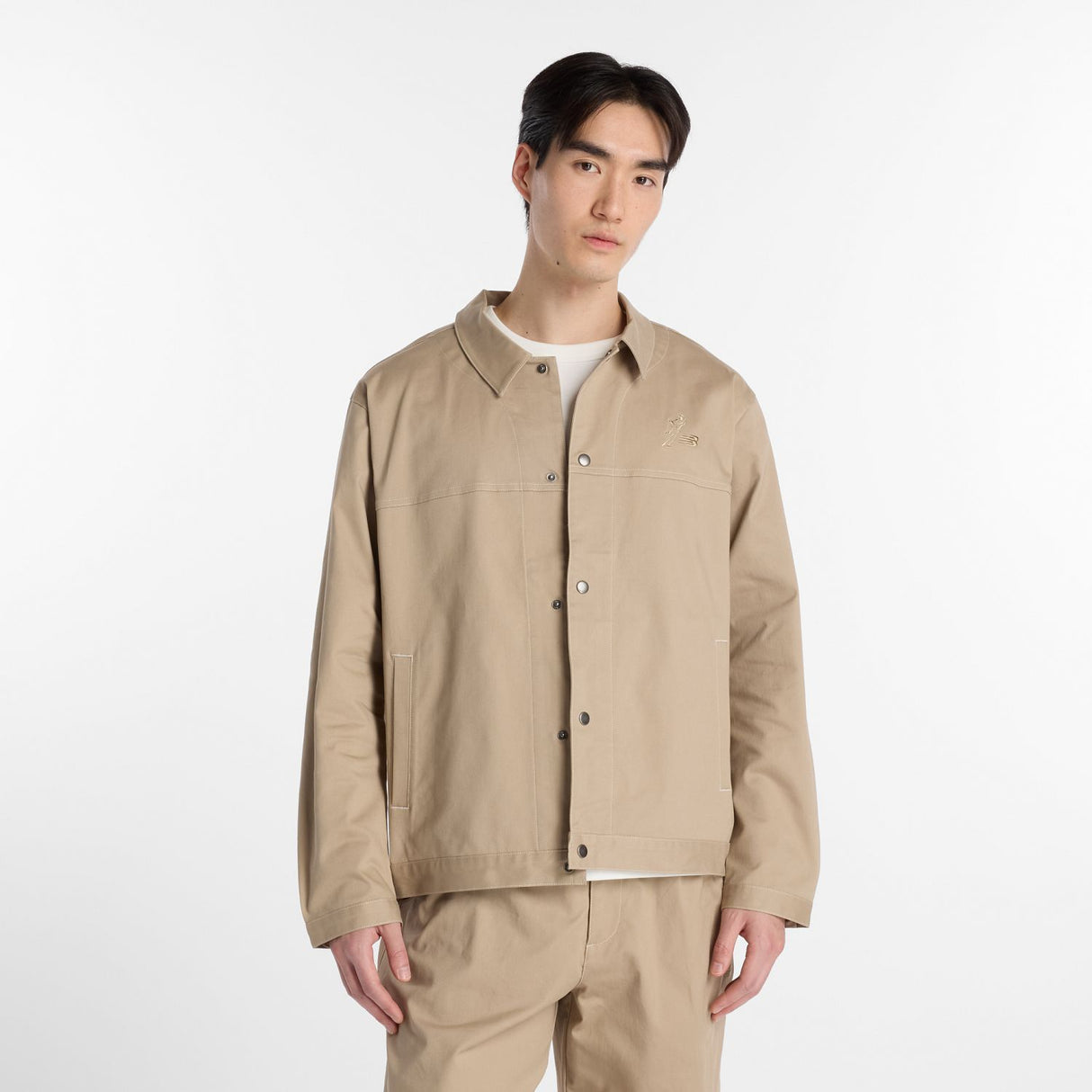 New Balance Men's Shohei Signature Woven Twill Lined Jacket-2