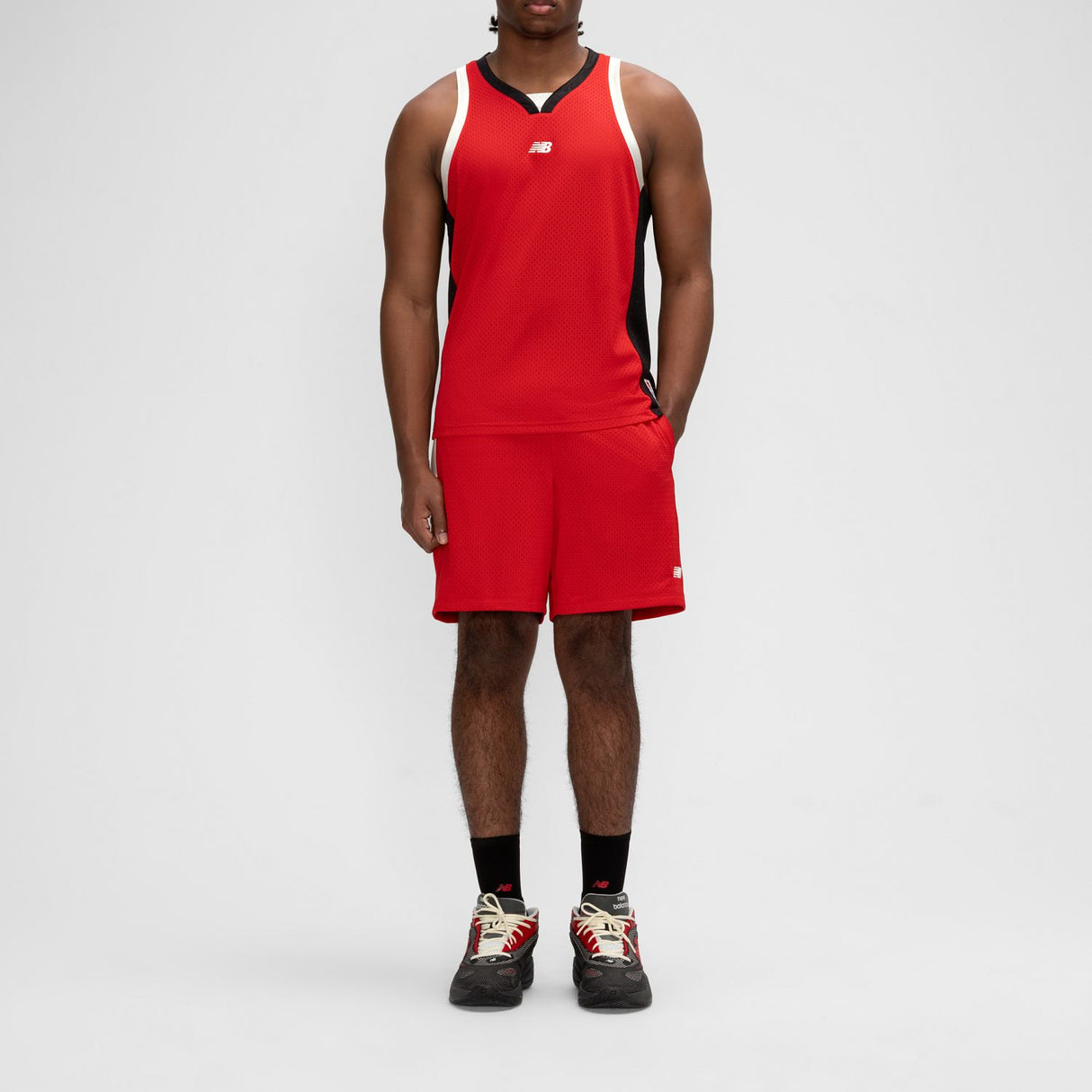 New Balance Men's Basketball Performance Mesh Shorts-2