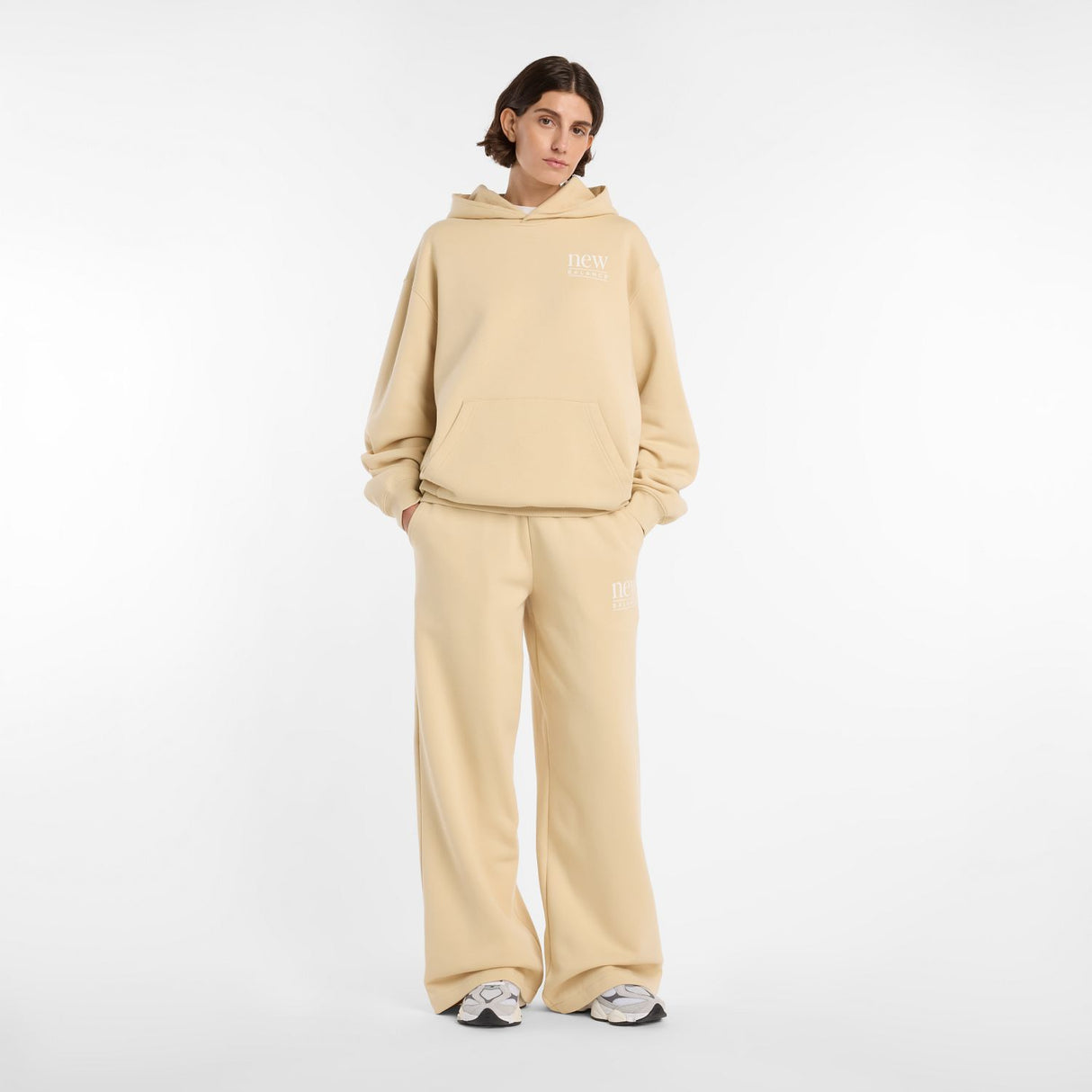 New Balance Women's Reimagined Fleece Long Length Hoodie-1