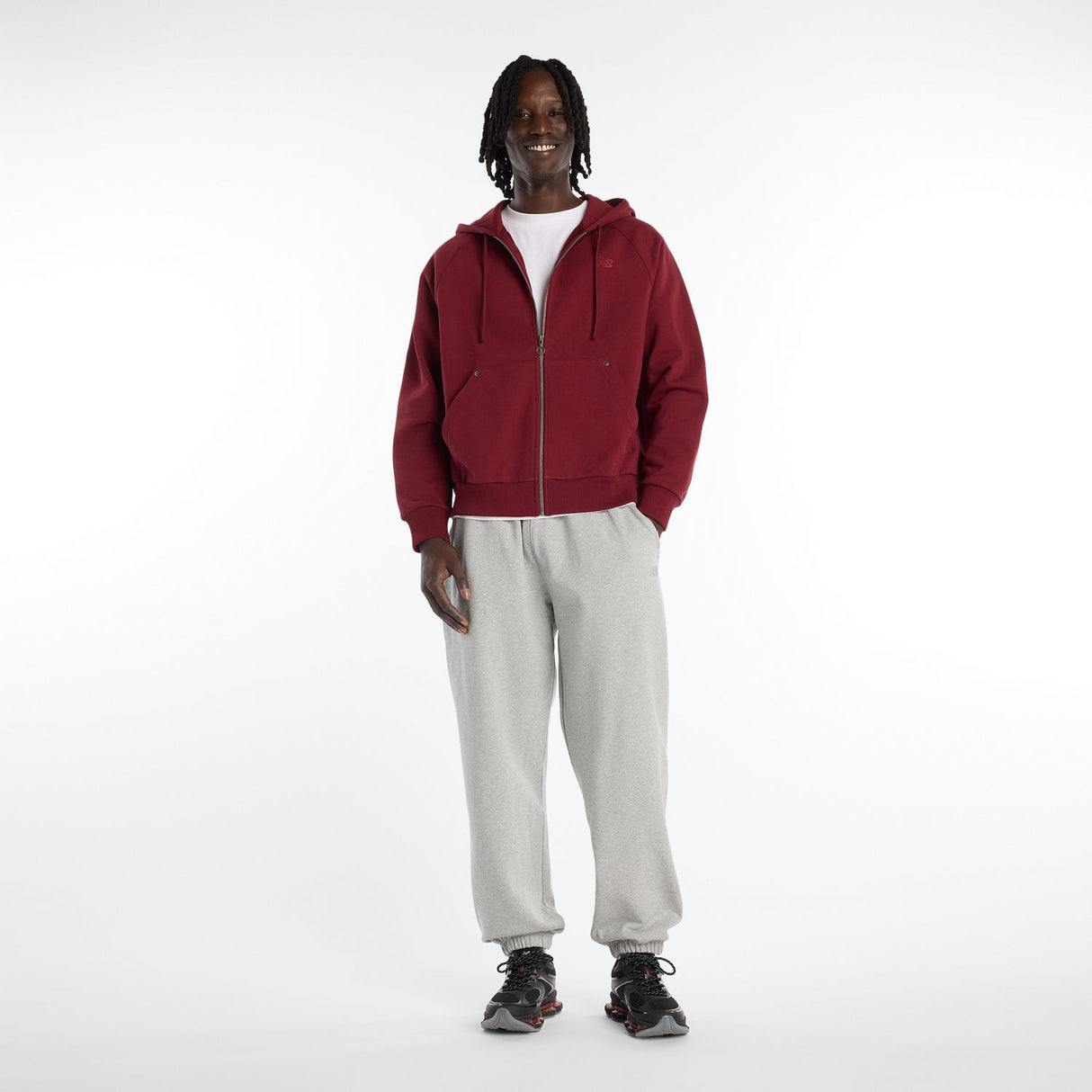 New Balance Men's LNY Fullzip Hoodie Western Fit-7