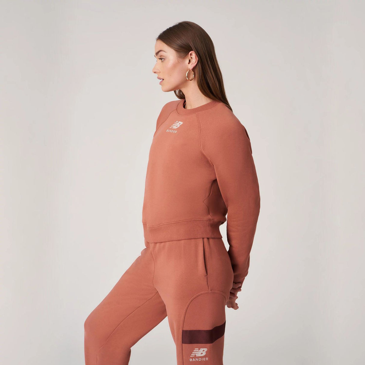 New Balance Women's Bandier Fleece Crewneck Sweatshirt-1