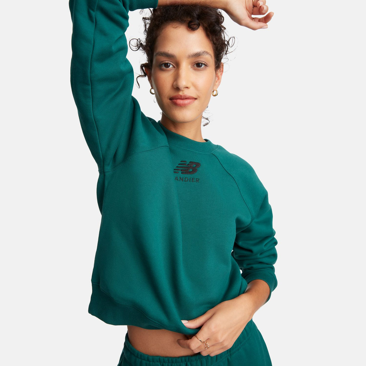 New Balance Women's Bandier Fleece Crewneck Sweatshirt-2