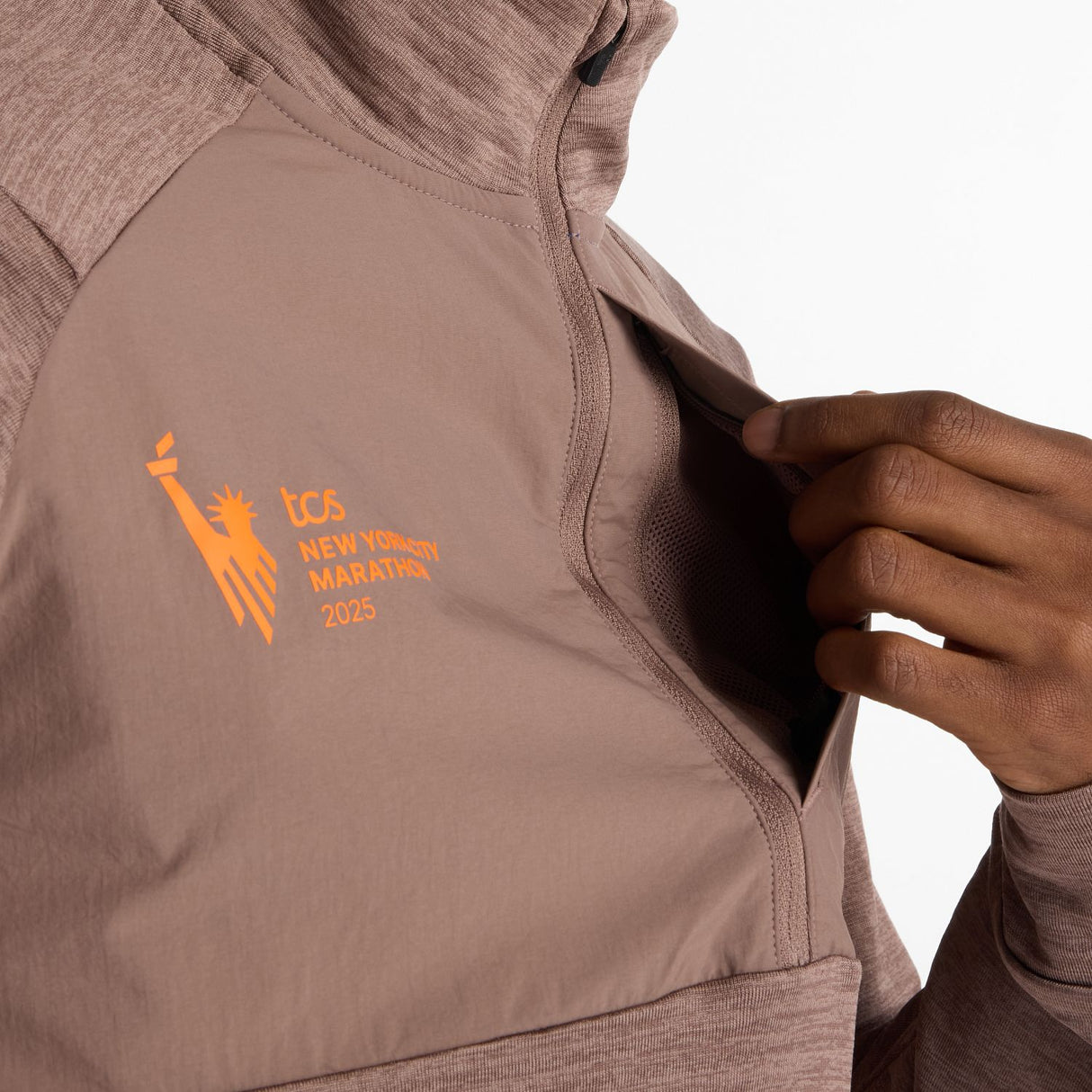 New Balance Men's NYC Marathon Heat Grid 1/2 Zip-6