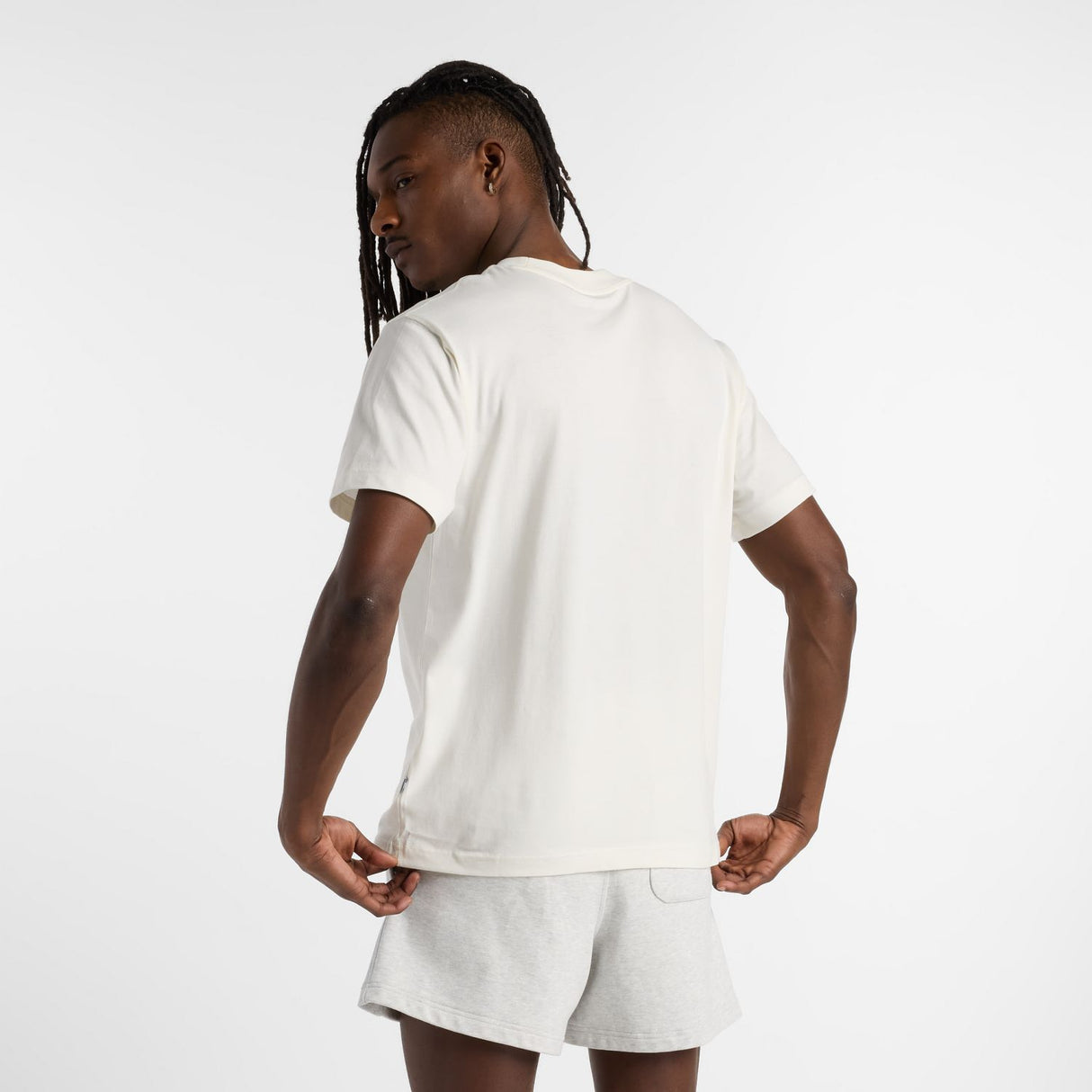 New Balance Men's Center Multi Color Logo T-Shirt-3