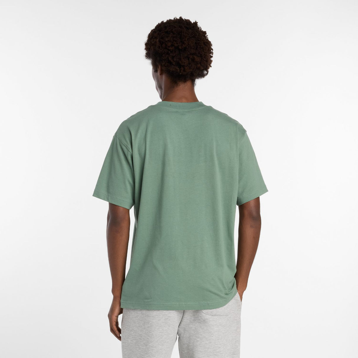 New Balance Men's Center Multi Color Logo T-Shirt-3