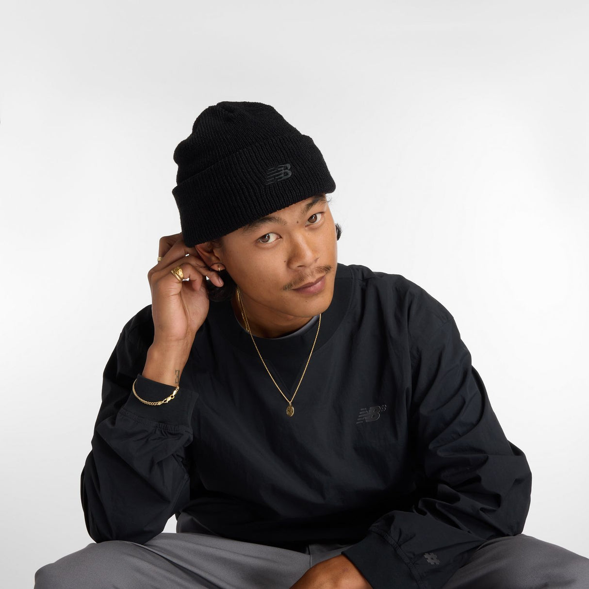 New Balance Men's Numeric Woven Crew-3
