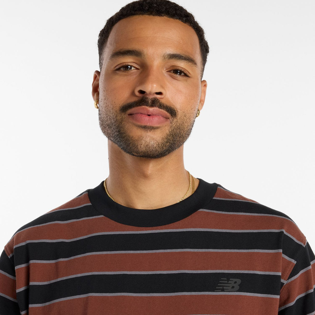 New Balance Men's Numeric Thin Stripe T-Shirt-7